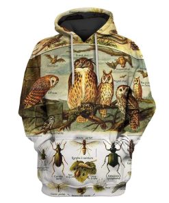 Birds and insects Custom T-shirt - Hoodies Apparel HD-GH110675 3D Custom Fleece Hoodies Hoodie S 