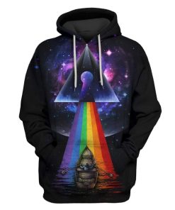 Boat Going Into Galaxy Custom T-shirt - Hoodies Apparel HD-GH20339 3D Custom Fleece Hoodies Hoodie S 