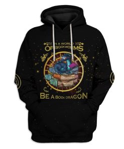 Book Dragon Custom T-Shirts Hoodies Apparel AN-DT0301202 3D Custom Fleece Hoodies Hoodie S 