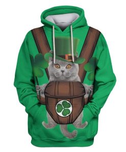 British Shorthair Custom T-shirt - Hoodies Apparel HD-GH110659 3D Custom Fleece Hoodies Hoodie S 