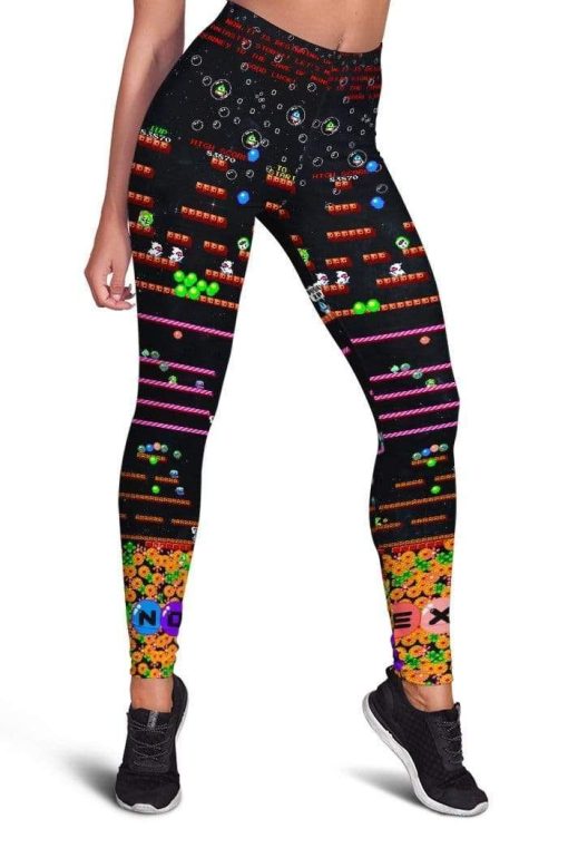 Bubble Bobble Game Full-print Leggings HD-GH20248-LEG Leggings Leggings S