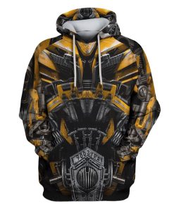 Bumblebee Custom T-shirt - Hoodies Apparel HD-GH110506 3D Custom Fleece Hoodies Hoodie S 