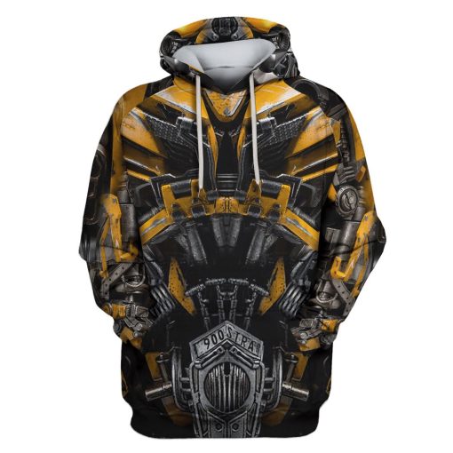 Bumblebee Custom T-shirt - Hoodies Apparel HD-GH110506 3D Custom Fleece Hoodies Hoodie S