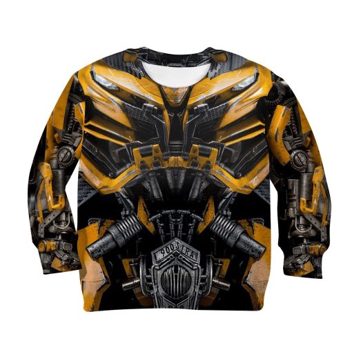 BUMBLEBEE Kid Custom Hoodies T-shirt Apparel HD-GH110506K kid 3D apparel Kid Sweatshirt 2XS/3-4