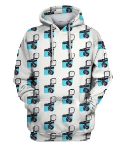 Camera Custom T-shirt - Hoodies Apparel HD-GH110559 3D Custom Fleece Hoodies Hoodie S 
