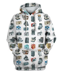 Camera Custom T-shirt - Hoodies Apparel HD-GH110598 3D Custom Fleece Hoodies Hoodie S 
