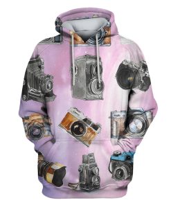Camera Custom T-shirt - Hoodies Apparel HD-GH110599 3D Custom Fleece Hoodies Hoodie S 