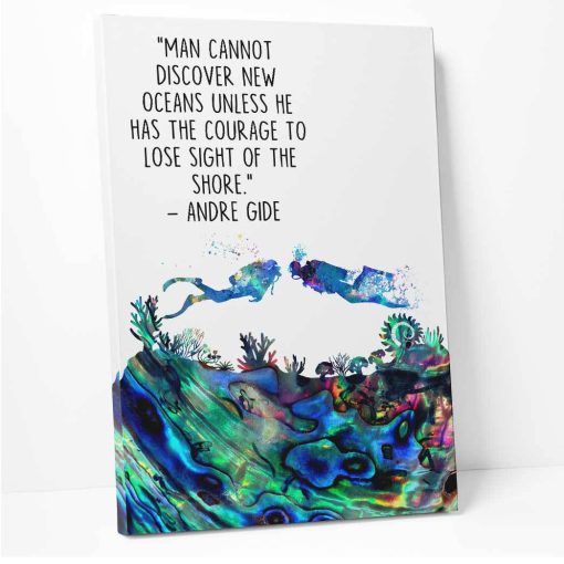 Gearhumans 3D Has The Courage To Lose Sight Of The Shore Canvas - Image 2