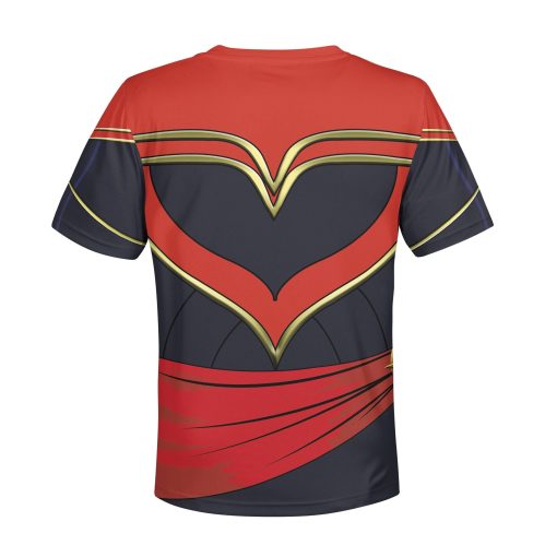 Captain Marvel Custom Hoodies T-shirt Apparel HD-MV110738K kid 3D apparel