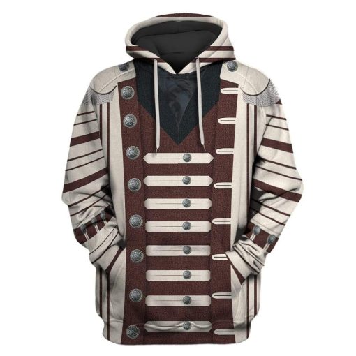 Captain Salazar Suit Custom T-shirt - Hoodies Apparel HD-GH20109 3D Custom Fleece Hoodies Hoodie S