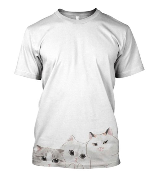Cat Hoodies - T-Shirt Apparel HL101115 3D Custom Fleece Hoodies T-Shirt S