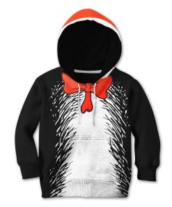 Cat in the Hat Custom Hoodies T-shirt Apparel HD-MV111365K kid 3D apparel Kid Hoodie S/6-8 