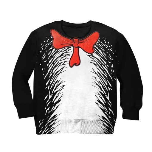 Cat in the Hat Custom Hoodies T-shirt Apparel HD-MV111365K kid 3D apparel Kid Sweatshirt S/6-8