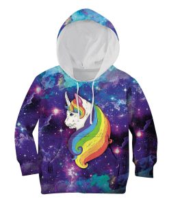Cat Unicorn In Galaxy Custom Hoodies T-shirt Apparel HD-UNI110134K kid 3D apparel Kid Hoodie S/6-8 