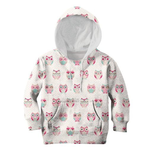 Cherub Owls Custom Hoodies T-shirt Apparel HD-PET110363K kid 3D apparel Kid Hoodie S/6-8
