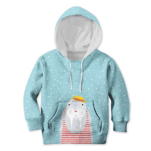 Cherub Water Seal Custom Hoodies T-shirt Apparel HD-PET110378K kid 3D apparel Kid Hoodie S/6-8