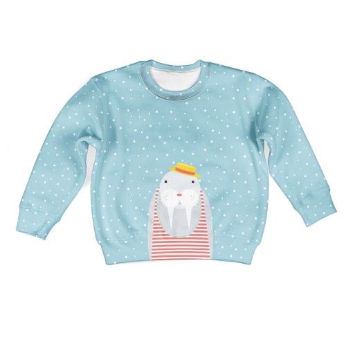 Cherub Water Seal Custom Hoodies T-shirt Apparel HD-PET110378K kid 3D apparel Kid Sweatshirt S/6-8