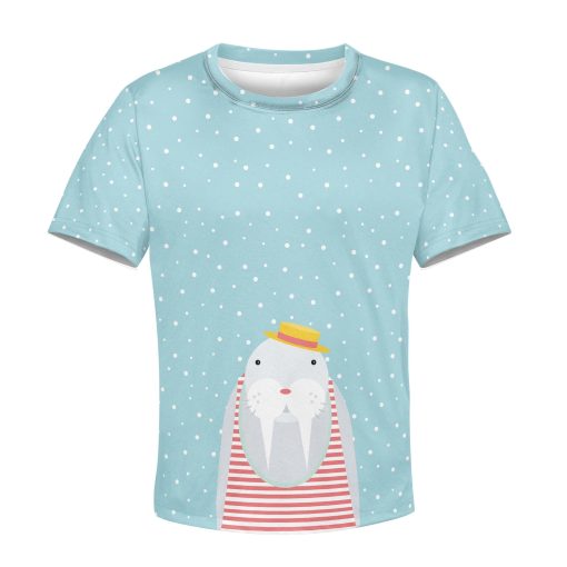 Cherub Water Seal Custom Hoodies T-shirt Apparel HD-PET110378K kid 3D apparel Kid T-Shirt XS