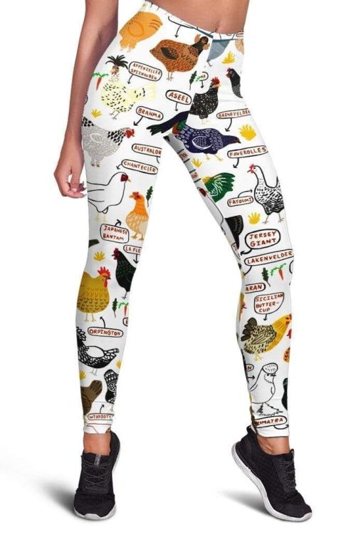Chicken Breeds Full-print Leggings HD-GH20249-LEG Leggings Leggings S