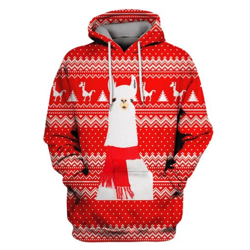 Christmas Custom T-shirt - Hoodies Apparel HD-UGL110125 3D Custom Fleece Hoodies Hoodie S