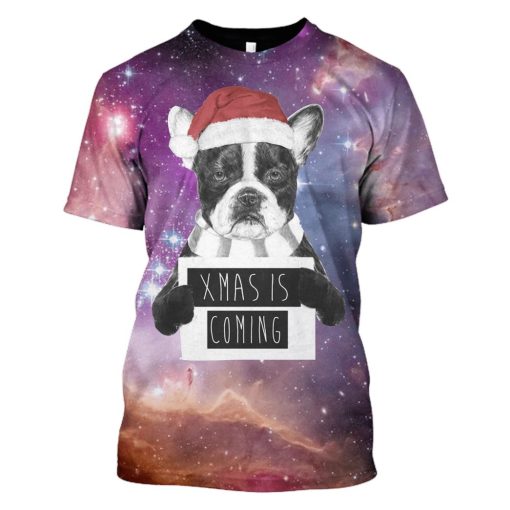 Christmas Dog Hoodies - T-Shirt Apparel PET101112 3D Custom Fleece Hoodies T-Shirt S