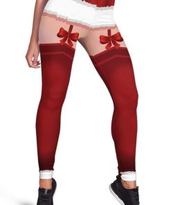 Christmas running Full-print Leggings HD-GH20093-LEG Leggings Leggings S 