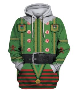 Christmas Suit Custom T-shirt - Hoodies Apparel HD-UGL110118 3D Custom Fleece Hoodies Hoodie S 