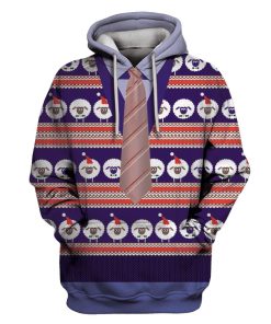 Christmas Suit For Man Custom T-shirt - Hoodies Apparel HD-UGL110140 3D Custom Fleece Hoodies Hoodie S 