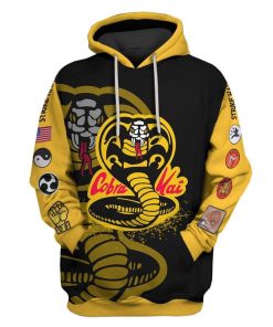 Cobra kai Custom T-shirt - Hoodies Apparel HD- GH20258 3D Custom Fleece Hoodies Hoodie S 