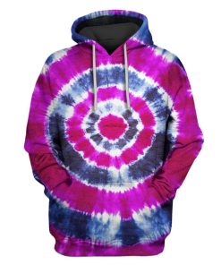 Colorful Tie dye background Custom T-shirt - Hoodies Apparel HD-GH1106130 3D Custom Fleece Hoodies Hoodie S 