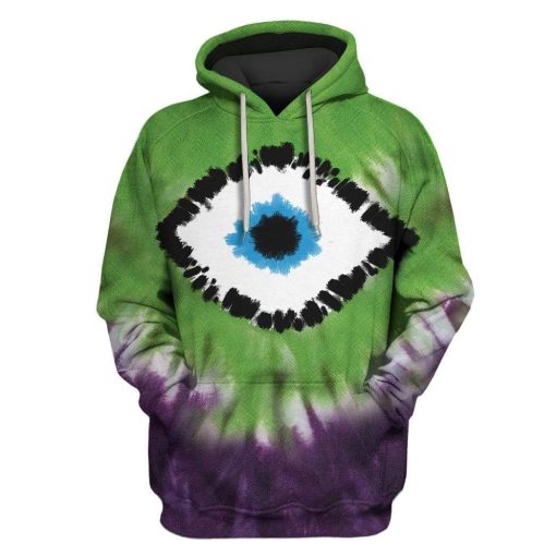 Colorful Tie dye Custom T-shirt - Hoodies Apparel HD-GH1106129 3D Custom Fleece Hoodies Hoodie S