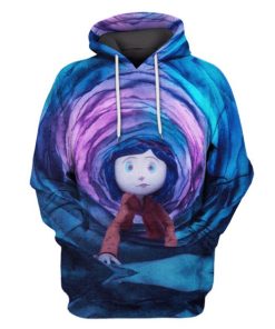 coraline movie Hoodies - T-Shirts Apparel MV110213 3D Custom Fleece Hoodies Hoodie S 