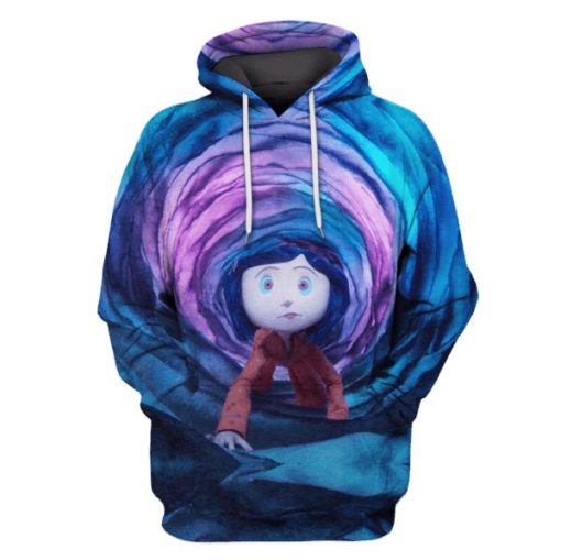 coraline movie Hoodies - T-Shirts Apparel MV110213 3D Custom Fleece Hoodies Hoodie S
