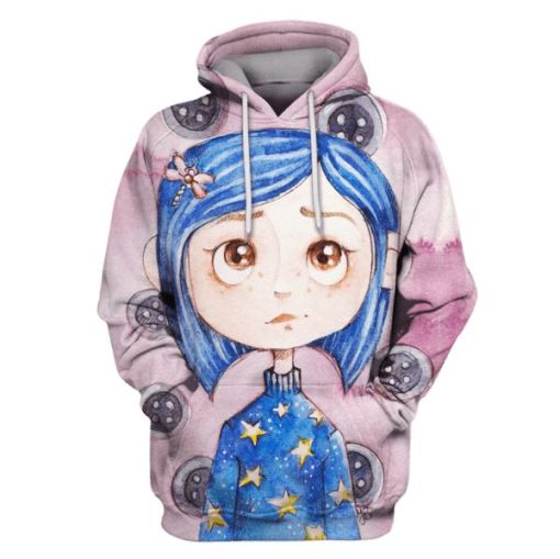 coraline movie Hoodies - T-Shirts Apparel MV110214 3D Custom Fleece Hoodies Hoodie S