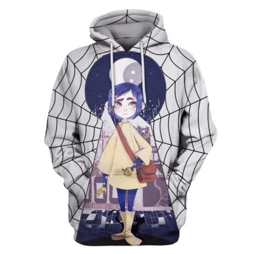 Coraline movie Hoodies - T-Shirts Apparel MV110218 3D Custom Fleece Hoodies Hoodie S