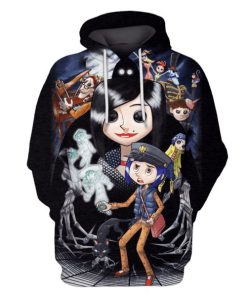 Coraline movie Hoodies - T-Shirts Apparel MV110286 3D Custom Fleece Hoodies Hoodie S 