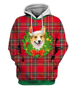 Corgi Custom T-shirt - Hoodies Apparel HD-UGL110111 3D Custom Fleece Hoodies Hoodie S 