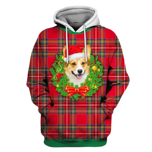 Corgi Custom T-shirt - Hoodies Apparel HD-UGL110111 3D Custom Fleece Hoodies Hoodie S