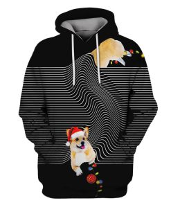 Corgi dog Custom T-shirt - Hoodies Apparel HD-PET110237 3D Custom Fleece Hoodies Hoodie S 