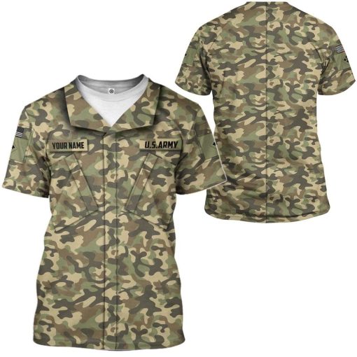 Cosplay 4th Infantry Division Uniform Custom Name T-Shirts Hoodies Apparel HD-AT1401205 3D Custom Fleece Hoodies