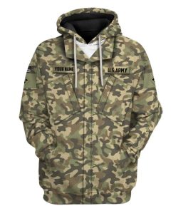 Cosplay 4th Infantry Division Uniform Custom Name T-Shirts Hoodies Apparel HD-AT1401205 3D Custom Fleece Hoodies Hoodie S 