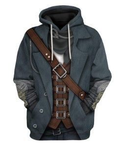 Cosplay Bloodborne Hunter Custom T-Shirts Hoodies Apparel CO-DT0901202 3D Custom Fleece Hoodies Hoodie S 