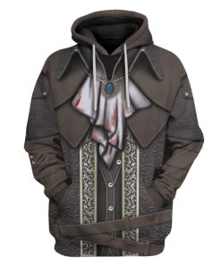 Cosplay Bloodborne Lady Maria Hunter Set Custom T-Shirts Hoodies Apparel CO-DT0901201 3D Custom Fleece Hoodies Hoodie S 