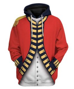 Cosplay British Royal Fusilier Custom T-Shirts Hoodies Apparel CO-TA1301204 3D Custom Fleece Hoodies Hoodie S 
