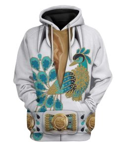 Cosplay Elvis Peacock Custom T-Shirts Hoodies Apparel CO-QM3001205 3D Custom Fleece Hoodies Hoodie S