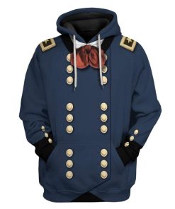 Cosplay George Armstrong Custer Custom T-Shirts Hoodies Apparel CO-TA1601201 3D Custom Fleece Hoodies Hoodie S 