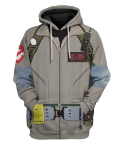 Cosplay Ghostbusters Custom Name T-Shirts Hoodies Apparel T10121 3D Custom Fleece Hoodies Hoodie S 