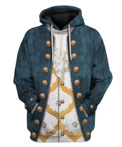 Cosplay Giacomo Casanova Custom T-Shirts Hoodies Apparel CO-TA0901205 3D Custom Fleece Hoodies Hoodie S 