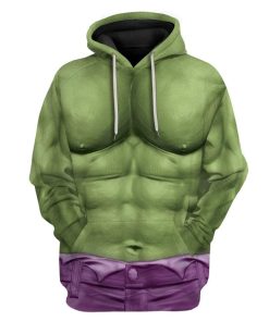 Cosplay Incredible Hulk Custom T-Shirts Hoodies Apparel MV-DT0302203 3D Custom Fleece Hoodies Hoodie S 