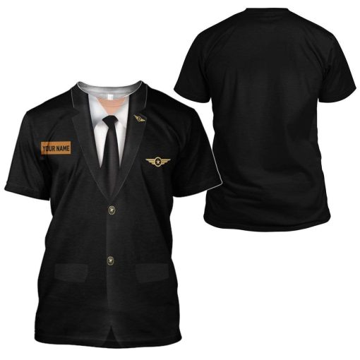 Cosplay Pilot Custom Name T-Shirts Hoodies Apparel CO-AT0601205 3D Custom Fleece Hoodies